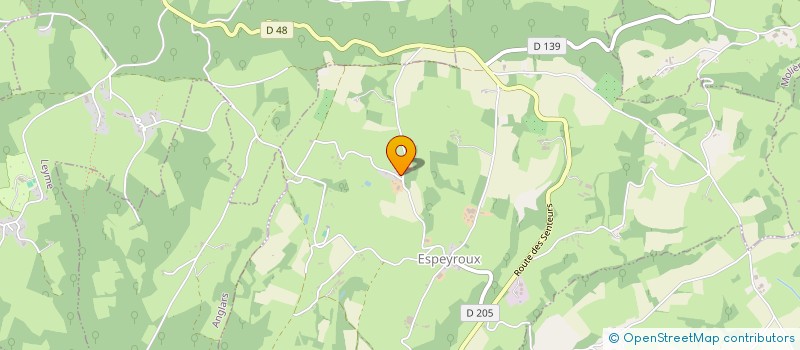 localisation de l'entreprise MONSIEUR DAVID PRADAYROL  ESPEYROUX