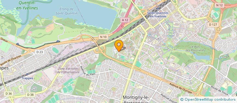 localisation de l'entreprise MONSIEUR DAVID PRADEL  MONTIGNY-LE-BRETONNEUX