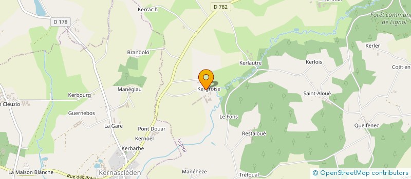 localisation de l'entreprise MONSIEUR DAVID PRICE  LIGNOL