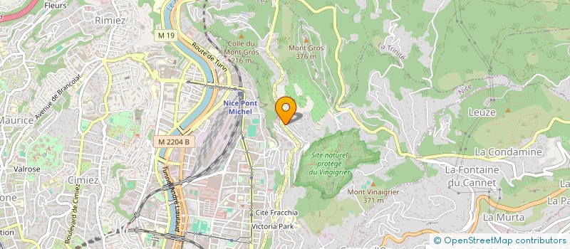 localisation de l'entreprise MONSIEUR DAVID PRIEUR-GELIS  NICE