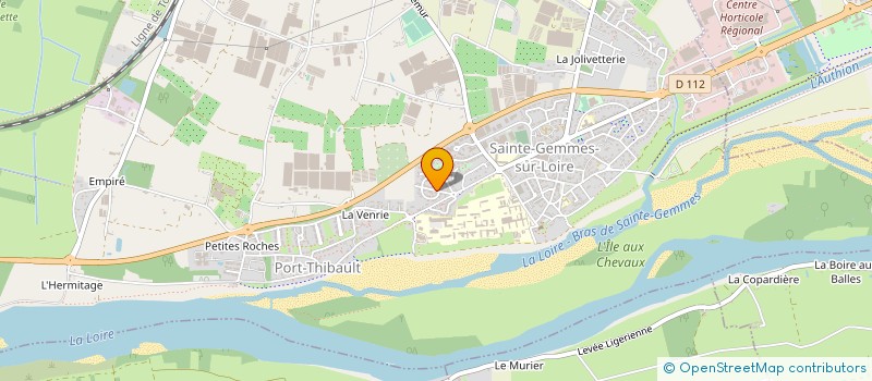 localisation de l'entreprise MONSIEUR DAVID PRILLARD  SAINTE-GEMMES-SUR-LOIRE