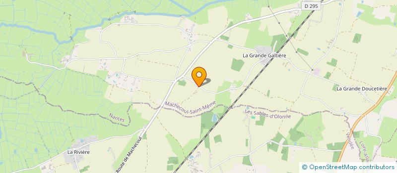 localisation de l'entreprise MONSIEUR DAVID PRINSAUD  MACHECOUL-SAINT-MEME