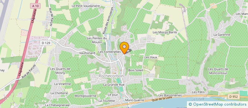 localisation de l'entreprise MONSIEUR DAVID PROT à ROCHECORBON
