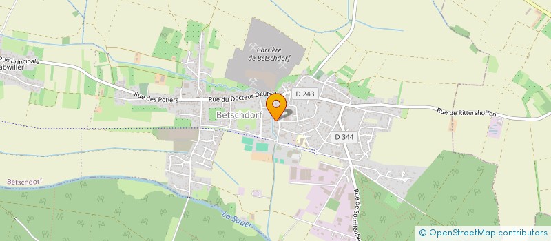 localisation de l'entreprise MONSIEUR DAVID PRUDHON  BETSCHDORF