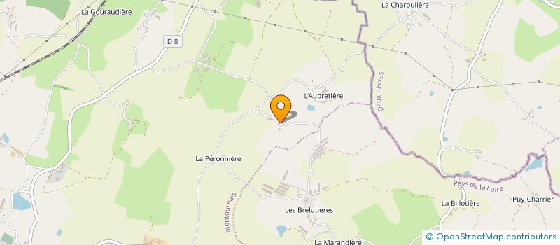 localisation de l'entreprise MONSIEUR DAVID PUAUD  MONTOURNAIS