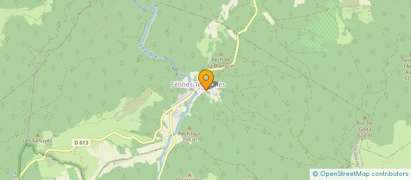 localisation de l'entreprise MONSIEUR DAVID PUJOL  ALBIERES