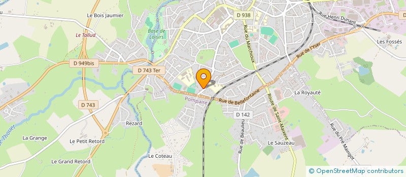 localisation de l'entreprise MONSIEUR DAVID PULLAR  PARTHENAY