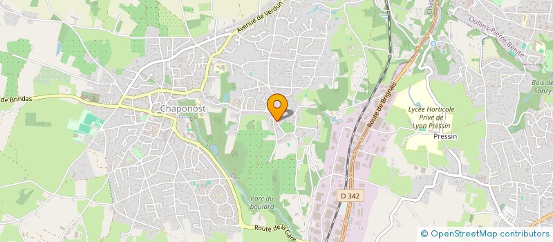 localisation de l'entreprise MONSIEUR DAVID PUTHET  CHAPONOST