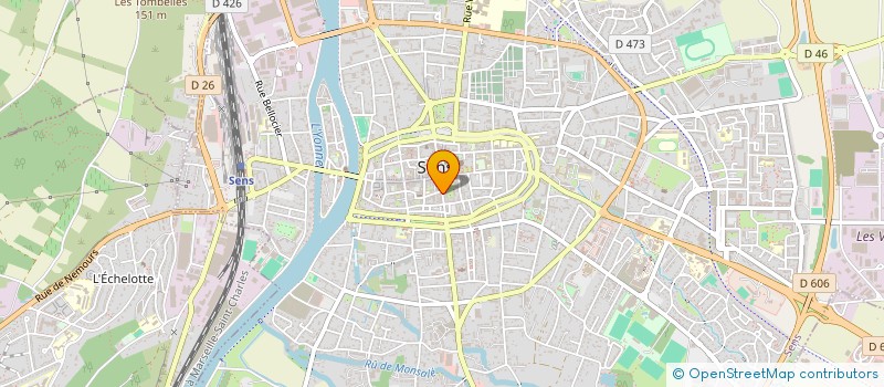 localisation de l'entreprise MONSIEUR DAVID QUERTAMP  SENS