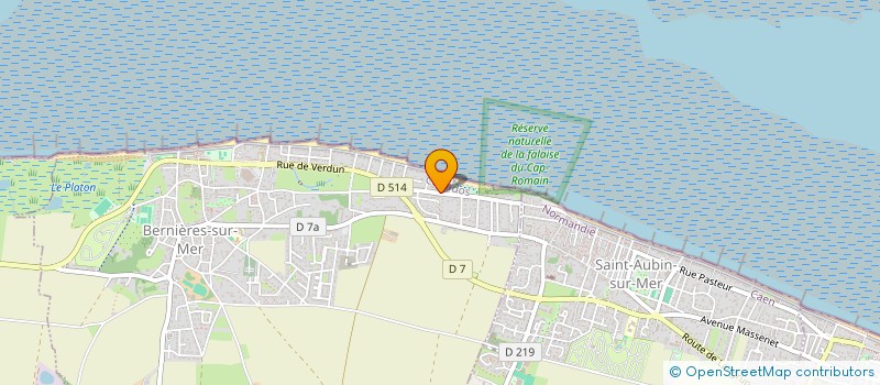 localisation de l'entreprise MONSIEUR DAVID QUESNEL  BERNIERES-SUR-MER