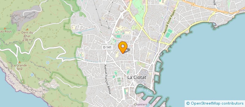 localisation de l'entreprise MONSIEUR DAVID QUILEZ  LA CIOTAT