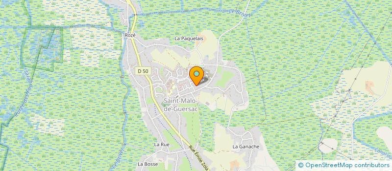 localisation de l'entreprise MONSIEUR DAVID QUINTIN  SAINT-MALO-DE-GUERSAC