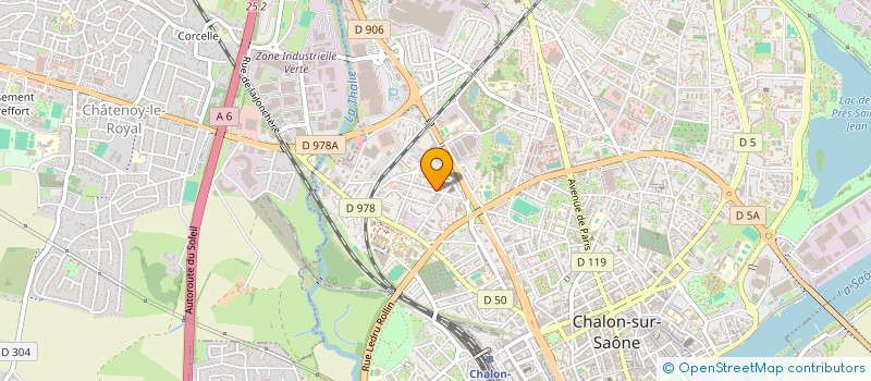 localisation de l'entreprise MONSIEUR DAVID RABIHI  CHALON-SUR-SAONE