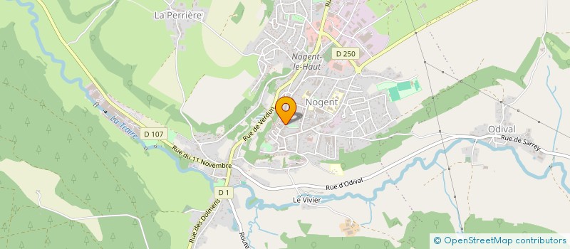 localisation de l'entreprise MONSIEUR DAVID RACLOT à NOGENT