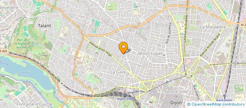 localisation de l'entreprise MONSIEUR DAVID RAGEOT à DIJON