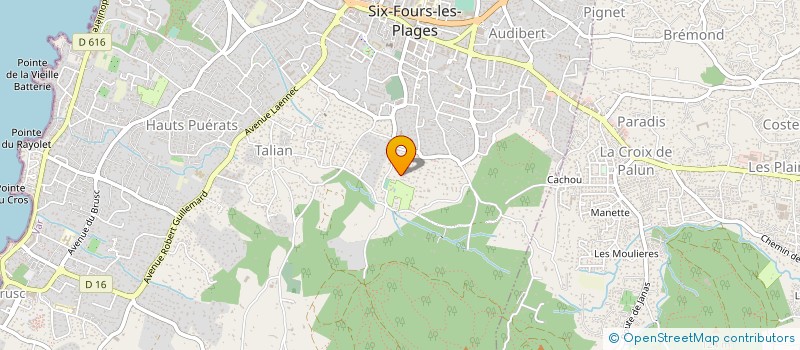 localisation de l'entreprise MONSIEUR DAVID RAGUSEO à SIX-FOURS-LES-PLAGES