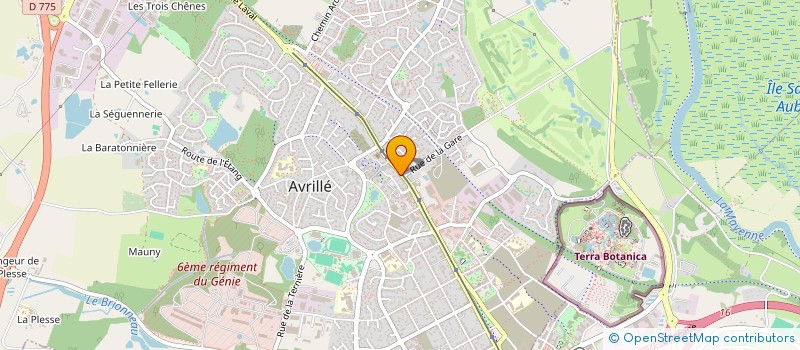 localisation de l'entreprise MONSIEUR DAVID RAIMBERT  AVRILLE