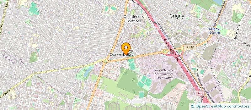 localisation de l'entreprise MONSIEUR DAVID RAMASSAMY  GRIGNY