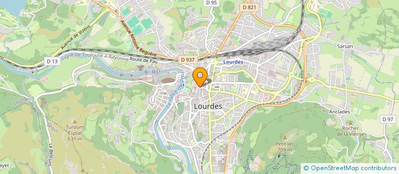 localisation de l'entreprise MONSIEUR DAVID RAMBEAU à LOURDES