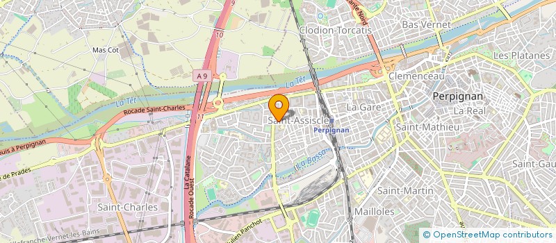 localisation de l'entreprise MONSIEUR DAVID RAMIREZ  PERPIGNAN