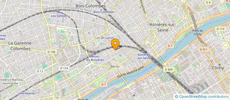 localisation de l'entreprise MONSIEUR DAVID RAMOS à COURBEVOIE
