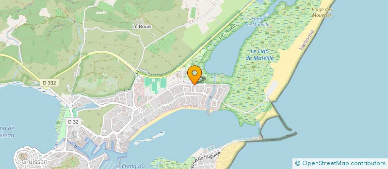 localisation de l'entreprise MONSIEUR DAVID RASSIE  GRUISSAN