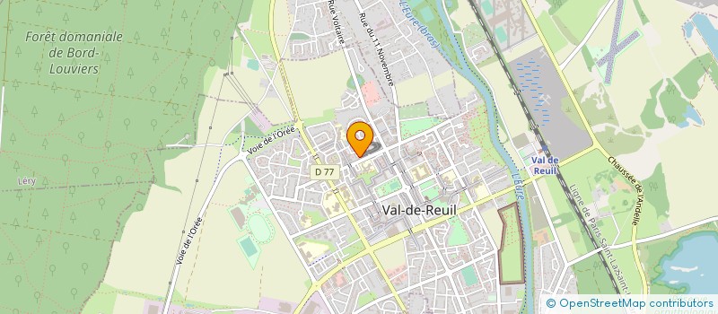 localisation de l'entreprise MONSIEUR DAVID RATEL à VAL DE REUIL