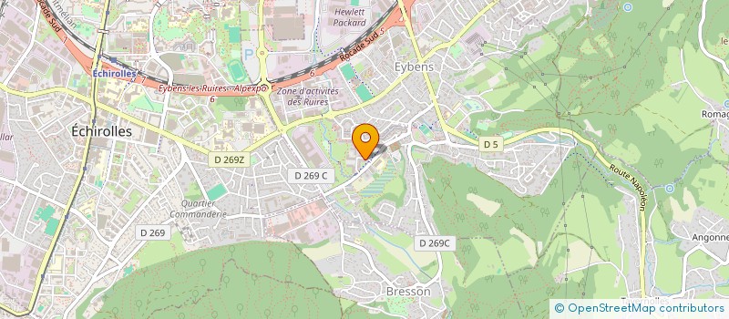 localisation de l'entreprise MONSIEUR DAVID RATHY à EYBENS