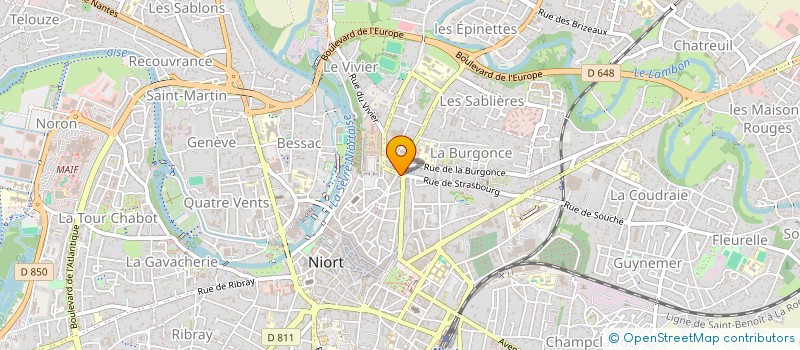 localisation de l'entreprise MONSIEUR DAVID RAUD à NIORT
