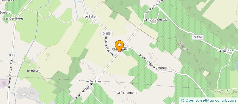 localisation de l'entreprise MONSIEUR DAVID RAVARD à NERCILLAC