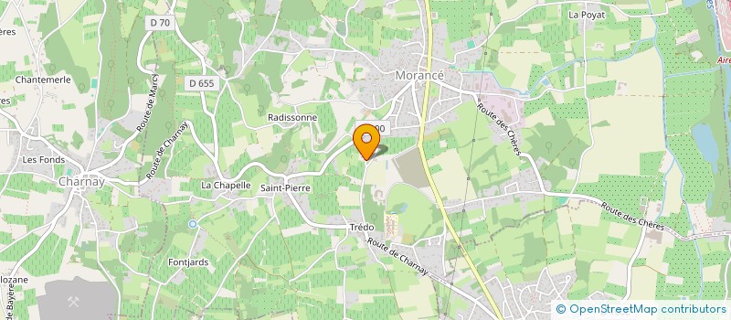 localisation de l'entreprise MONSIEUR DAVID RAVET  MORANCE