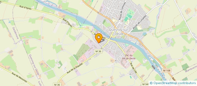 localisation de l'entreprise MONSIEUR DAVID RAVIART  QUESNOY-SUR-DEULE