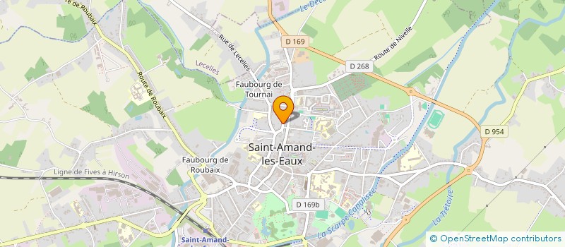 localisation de l'entreprise MONSIEUR DAVID RAVIER à SAINT-AMAND-LES-EAUX