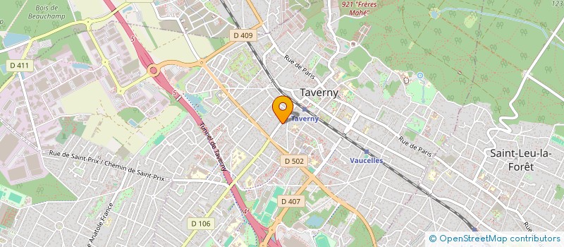 localisation de l'entreprise MONSIEUR DAVID RAYMOND à TAVERNY