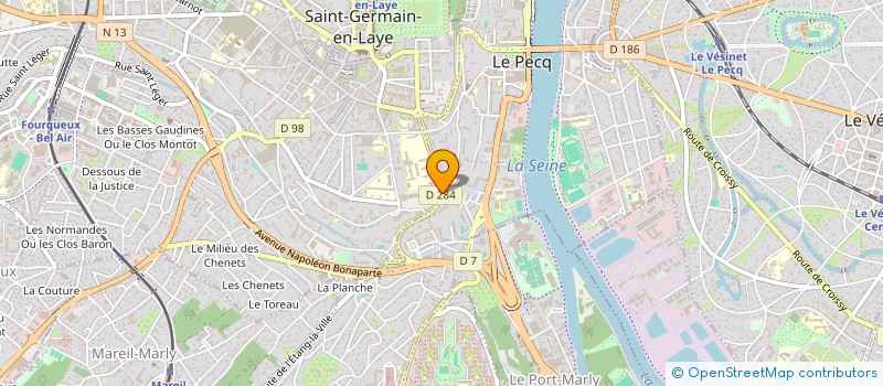 localisation de l'entreprise MONSIEUR DAVID RAZANAMAPISA  LE PECQ