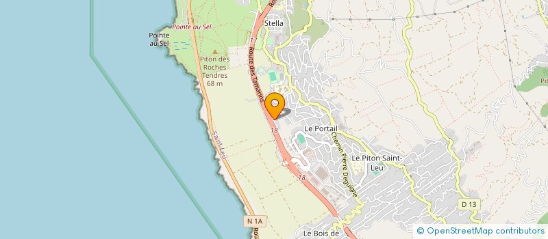 localisation de l'entreprise MONSIEUR DAVID REAULT  SAINT-LEU