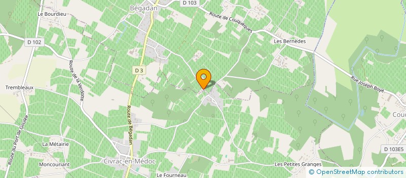 localisation de l'entreprise MONSIEUR DAVID REBES  BEGADAN