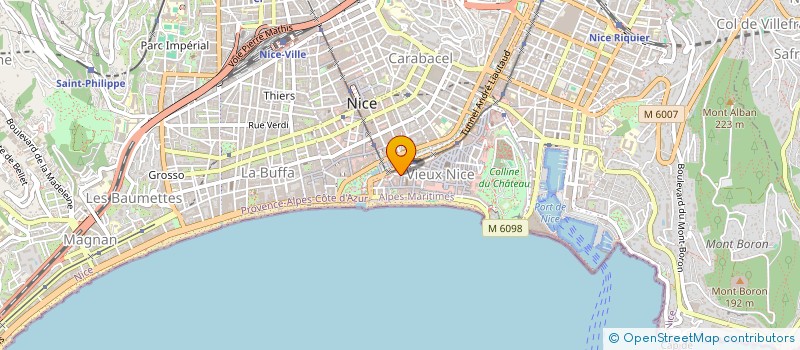 localisation de l'entreprise MONSIEUR DAVID REBIBOU  NICE