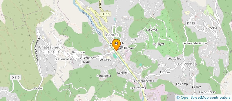 localisation de l'entreprise MONSIEUR DAVID REBROIN à CONTES