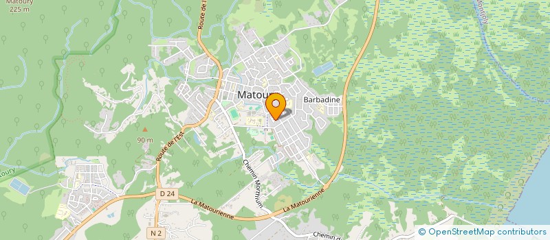 localisation de l'entreprise MONSIEUR DAVID REDON à MATOURY