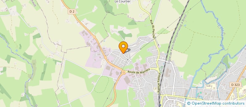 localisation de l'entreprise MONSIEUR DAVID REDON  LA FERTE-BERNARD