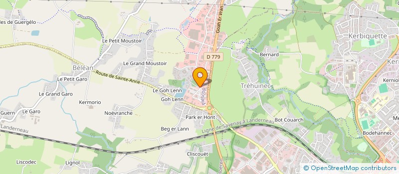 localisation de l'entreprise MONSIEUR DAVID REGIN  PLESCOP