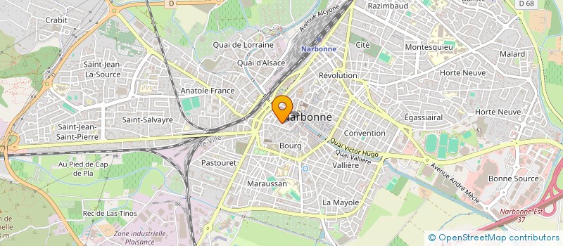 localisation de l'entreprise MONSIEUR DAVID REILLES  NARBONNE