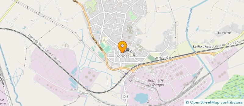 localisation de l'entreprise MONSIEUR DAVID REINHARD  DONGES