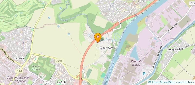 localisation de l'entreprise MONSIEUR DAVID REINHARD  HEROUVILLE-SAINT-CLAIR