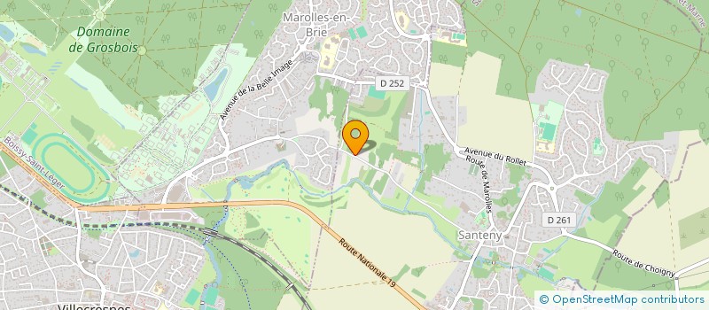 localisation de l'entreprise MONSIEUR DAVID REINHARDT  SANTENY