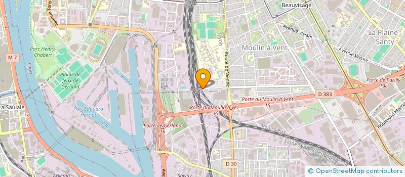 localisation de l'entreprise MONSIEUR DAVID REINHARDT  LYON