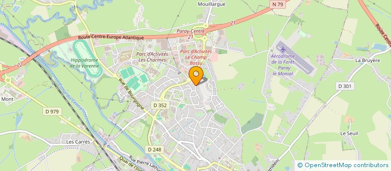 localisation de l'entreprise MONSIEUR DAVID REMONDIN  PARAY-LE-MONIAL