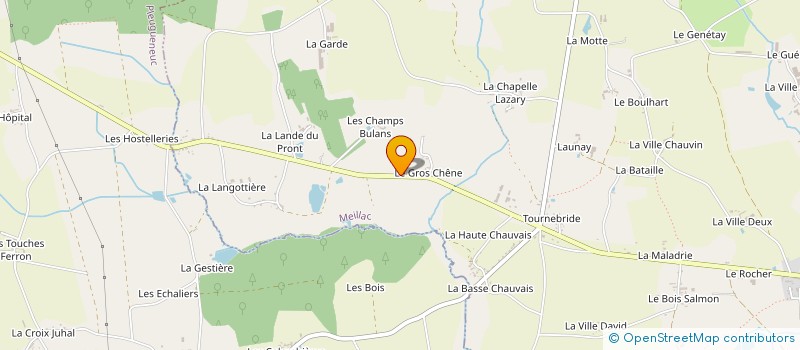 localisation de l'entreprise MONSIEUR DAVID REMY  MEILLAC