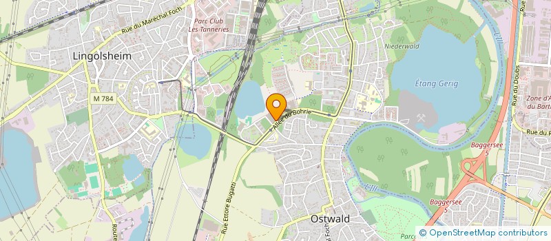 localisation de l'entreprise MONSIEUR DAVID REMY  OSTWALD